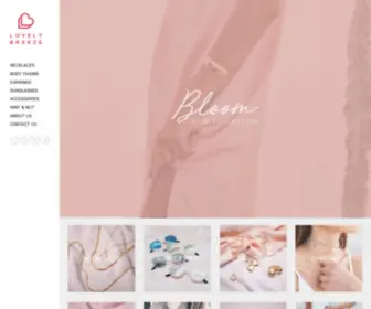 Lovelybreeze.pt(Online store for handmande jewelry) Screenshot