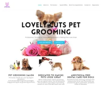 Lovelycutspetgrooming.com(Lovely Cuts Pet Grooming) Screenshot