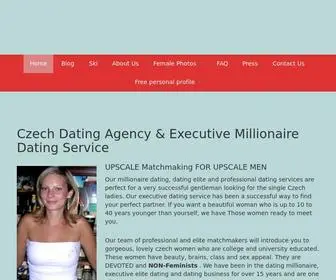 Lovelyczechwomen.com(Executive Dating Agency) Screenshot