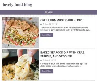 Lovelyfoodblog.com(The Most Beautiful Food Recipes) Screenshot