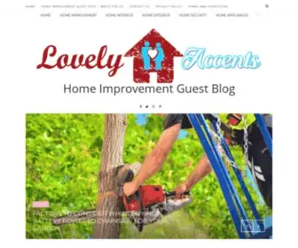 Lovelyhomeaccents.com(Home Improvement Guest Blog) Screenshot