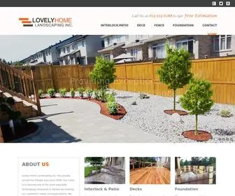 Lovelyhomelandscaping.com(Lovely Home Landscaping) Screenshot
