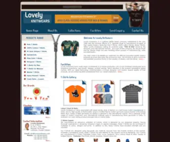 Lovelyknitwears.com(Lovely Knitwears India) Screenshot