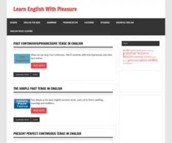 Lovelylanguage.com(Learn English With Pleasure) Screenshot