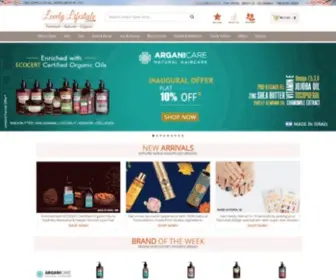 Lovelylifestyle.com(Natural & Organic Products) Screenshot