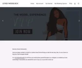 Lovelymodelbox.com(Lovely Model Box) Screenshot