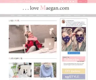 Lovemaegan.com(Love Maegan) Screenshot