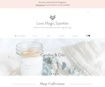Lovemagicsparkles.com(Where To Buy White Sage Palo Santo) Screenshot