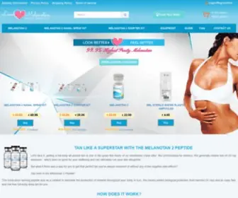 Lovemelanotans.org(Melanotan 2 Tanning Injections) Screenshot