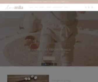 Lovemila.com.au(Love Mila Online Baby & Children's Boutique) Screenshot