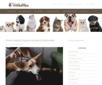 Lovemimascota.com(➤ Blog con Información sobre Mascotas) Screenshot
