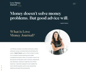 Lovemoneyjournal.com(Love Money Journal) Screenshot