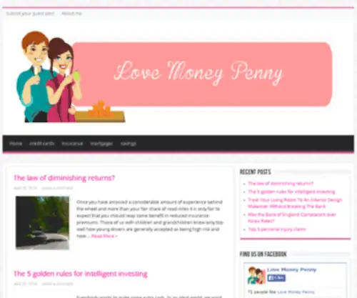 Lovemoneypenny.com(My Blog) Screenshot