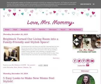 Lovemrsmommy.com(Love, Mrs) Screenshot