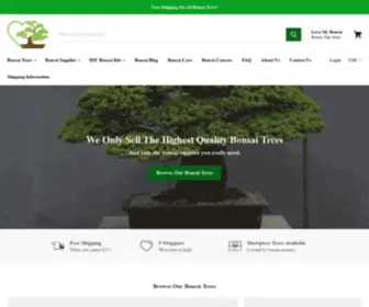 Lovemybonsai.com Screenshot