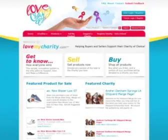 Lovemycharity.com(Love My Charity) Screenshot