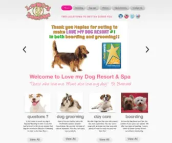 Lovemydogresortnaples.com(LoveMyDog Resort&Spa) Screenshot