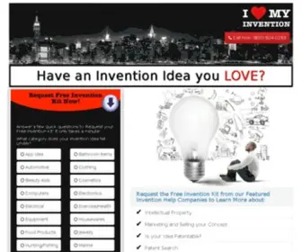 Lovemyinvention.com(Invention Ideas) Screenshot