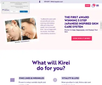 Lovemykirei.com(Award Winning Natural Skincare Skin Care) Screenshot