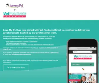 Lovemypet.com.au(Love My Pet) Screenshot