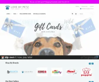 Lovemypetz.com.au(The Smart Pet Shop) Screenshot