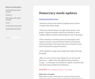 Lovemyprices.com(A new much less corrupt form of democracy) Screenshot