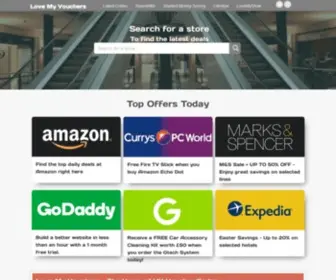 Lovemyvouchers.co.uk(Voucher Codes) Screenshot