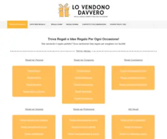 Lovendonodavvero.it(Lo Vendono Davvero) Screenshot