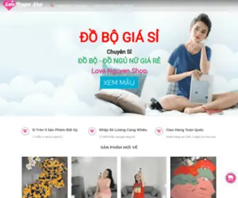 Lovenguyenshop.com(Xưởng Sỉ Đồ Bộ) Screenshot