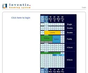 Loventis.net(Booking System) Screenshot