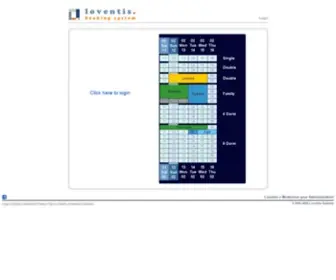 Loventis.org(Booking System) Screenshot