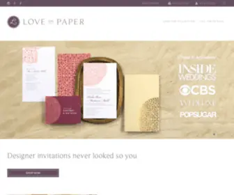 Loveonpaper.com(Love On Paper) Screenshot