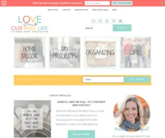 Loveourreallife.com(DIY home projects) Screenshot