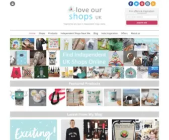 Loveourshopsuk.com(Independent Shops Online UK) Screenshot