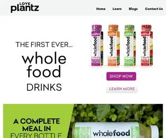 Loveplantz.com(LovePlantz Whole Food Drinks) Screenshot