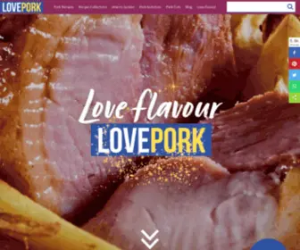 Lovepork.co.uk(Love Pork) Screenshot