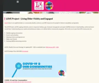 Loveproject.org.au(LOVE Project) Screenshot