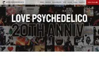 Lovepsychedelico.net(LOVE PSYCHEDELICO OFFICIAL SITE) Screenshot