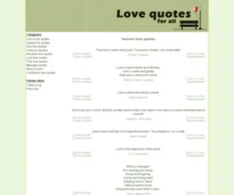 Lovequotes4ALL.com(Love quotes) Screenshot