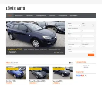 Loverauto.hu(LÅvÃ©r AutÃ³) Screenshot