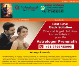 Loverbackexpert.com(Astrologer Premnath) Screenshot