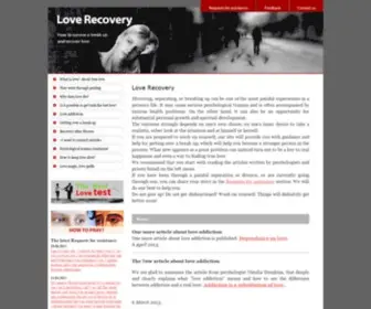 Loverecovery.com(Love Recovery) Screenshot