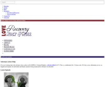 Loverecoveryrr.com(Love, Recovery, and Rock & Roll) Screenshot