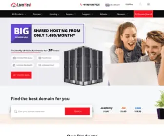 Loverhost.net(Shared Hosting) Screenshot