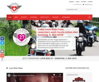 Loveride.ch(Love Ride Switzerland) Screenshot