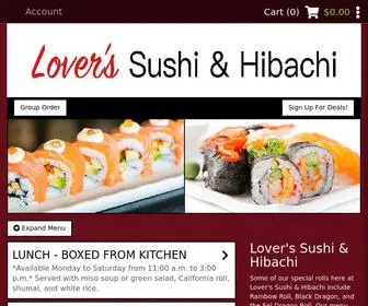 Loverssushihibachiny.com(Endicott, NYMenu & Order Online)) Screenshot