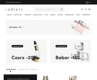 Loverte.com(Parfüümid ja kosmeetika) Screenshot