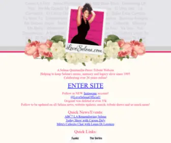 Loveselena.com(LoveSelena) Screenshot