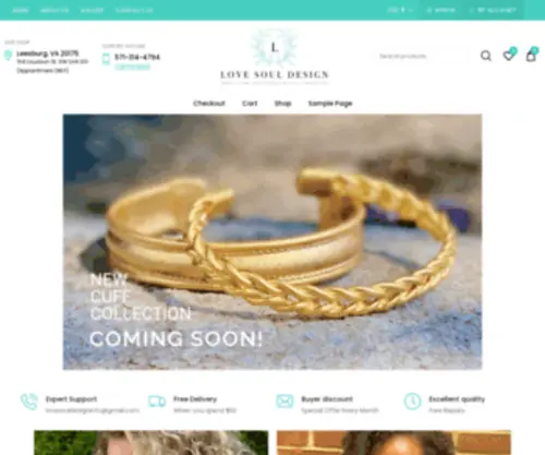 Lovesouldesign.com(JEWELRY AND ACCESSORIES WITH A CONNECTION) Screenshot