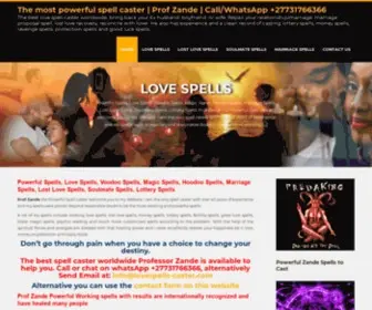 Lovespells-Caster.com(Love Spells) Screenshot